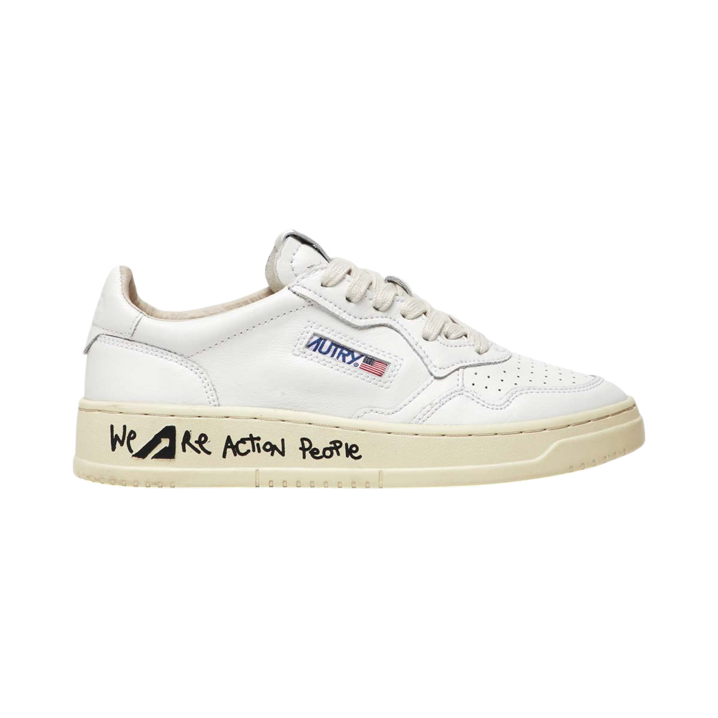 Autry sneakers medalist low pelle bianca AULM LD06