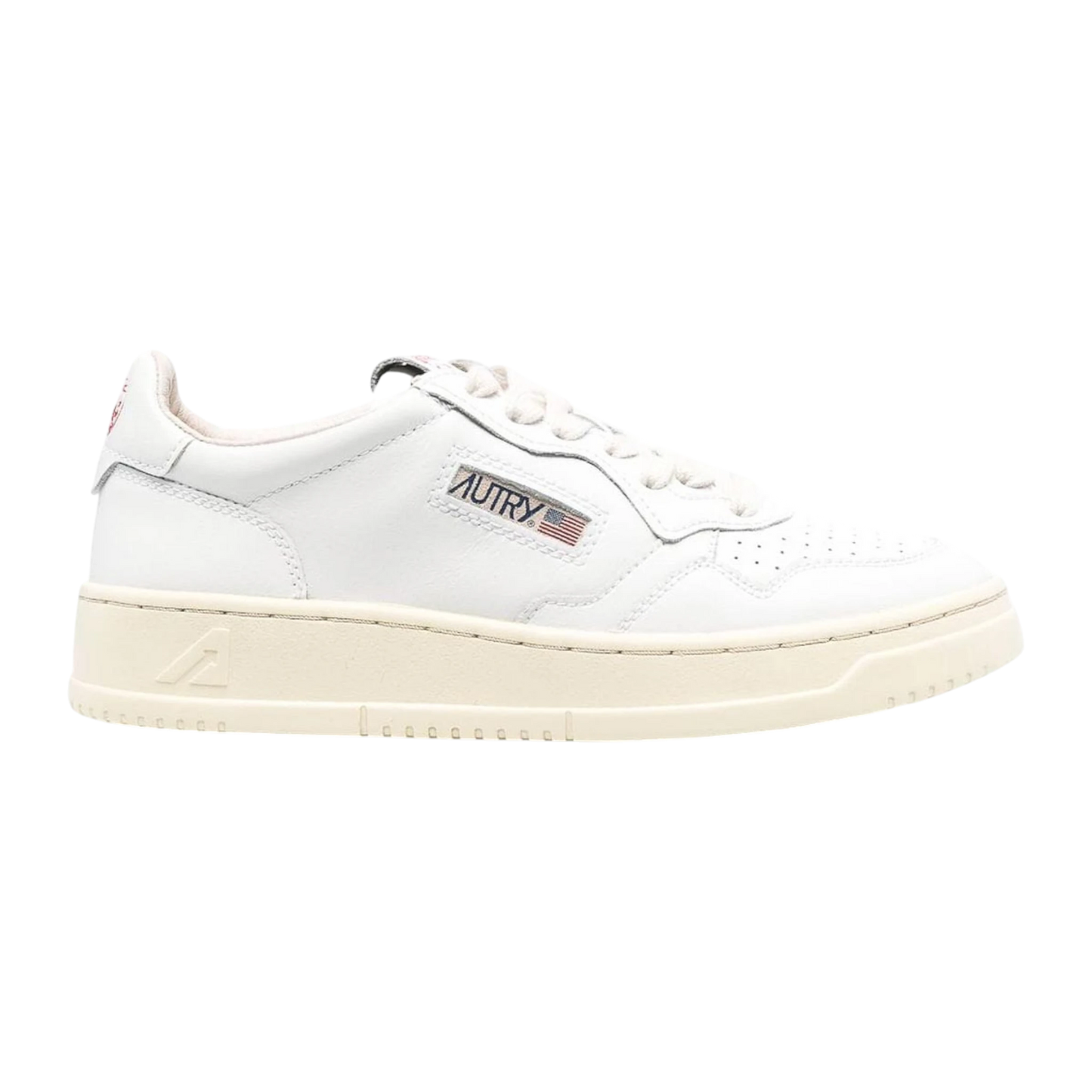 Autry Medalist Low Sneakers in pelle bianca AULM LI02