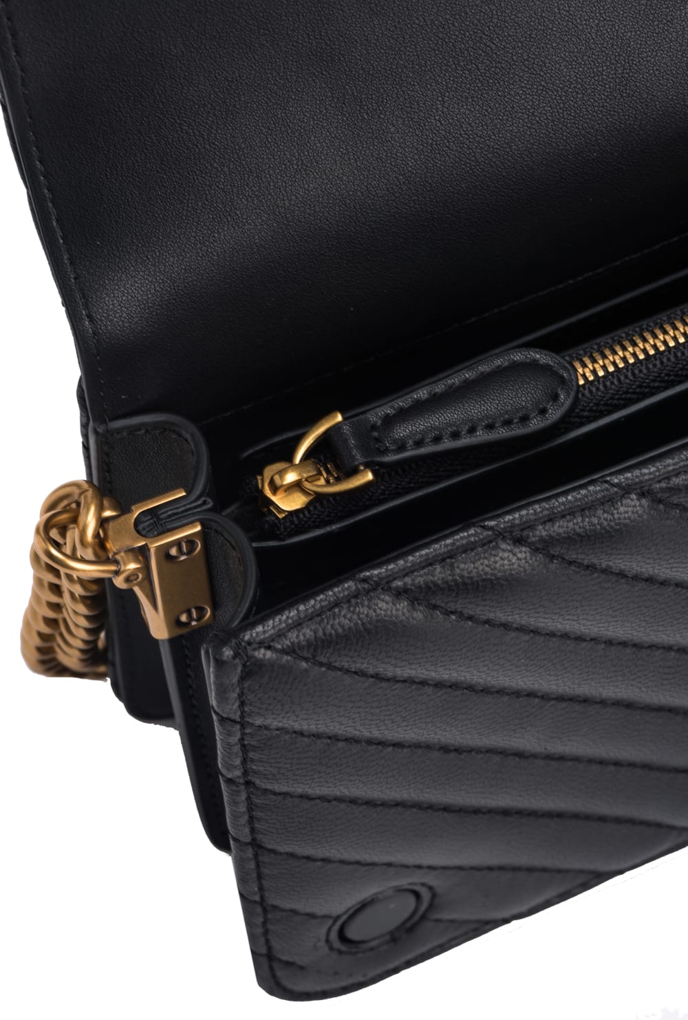 Pinko Mini Love Bag Click Chevron