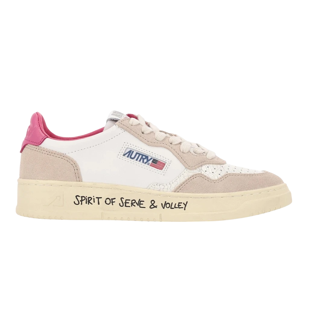 Autry Women's Medalist Low Spirit of Serve & Volley Fucsia