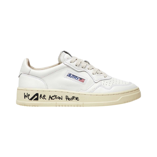 Autry sneakers medalist low pelle bianca AULM LD06