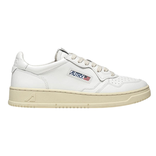 Autry Medalist Low bianca in pelle Total White AULW LL15