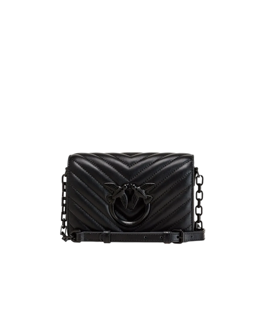 Pinko bags love click mini donna nero limousine