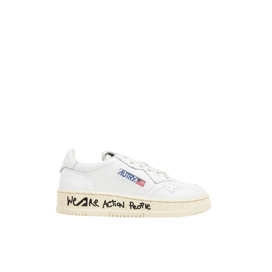 Autry medalist low white kids 'We Are Action People' KULK LD06